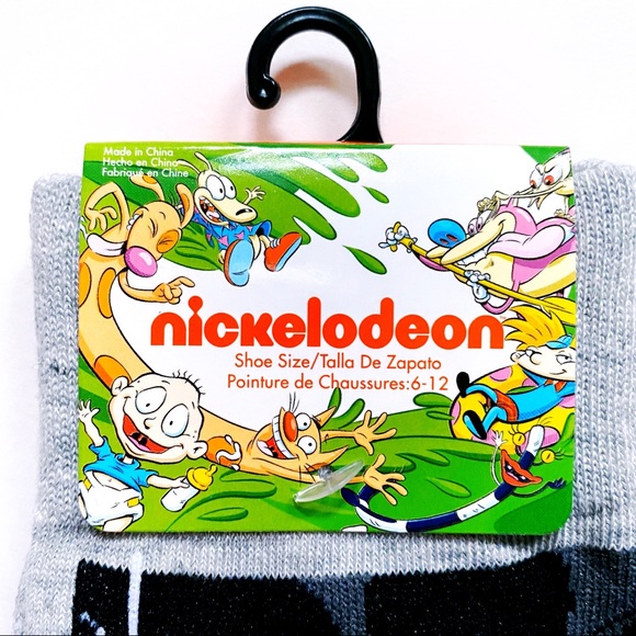 Ren and Stimpy Crew Socks Mens Womens Nickelodeon 90s Cartoon Retro Mod Gift - Picture 2 of 5